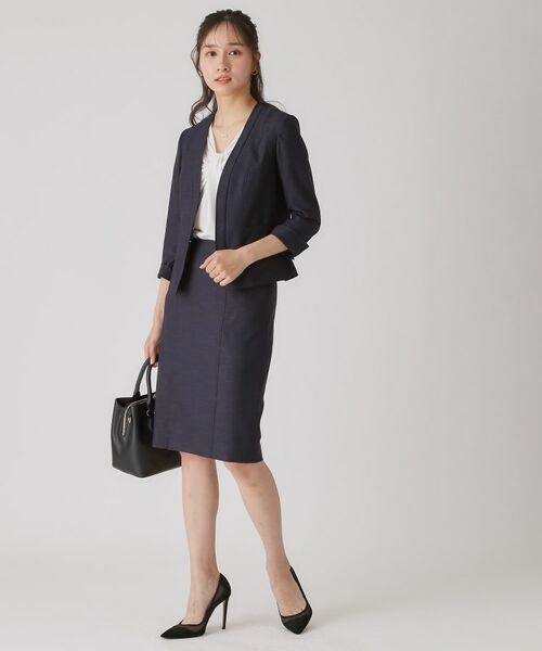 COUP DE CHANCE / クードシャンス ノーカラージャケット | 【手洗い可／日本製】ノーカラージャケット | 詳細17