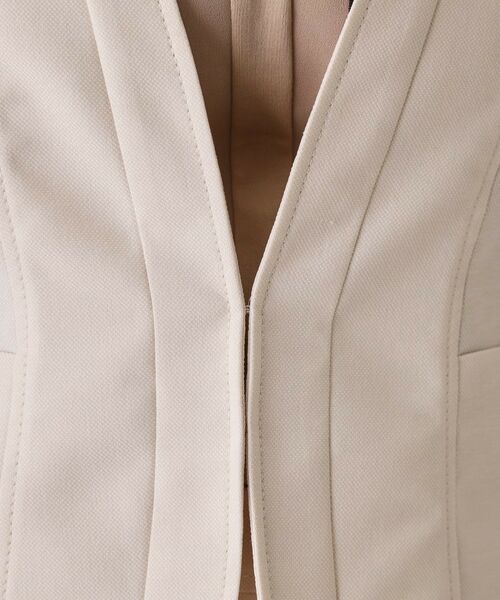COUP DE CHANCE / クードシャンス ノーカラージャケット | 【手洗い可／日本製】ノーカラージャケット | 詳細24
