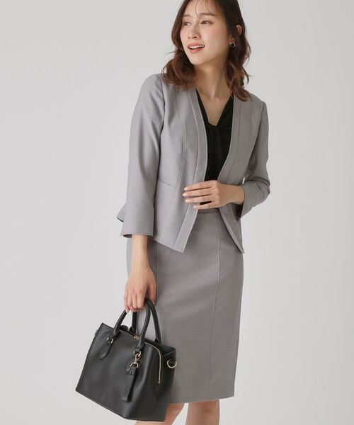 COUP DE CHANCE / クードシャンス ノーカラージャケット | 【手洗い可／日本製】ノーカラージャケット | 詳細5