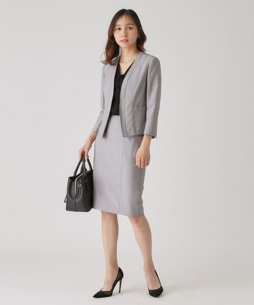 COUP DE CHANCE / クードシャンス ノーカラージャケット | 【手洗い可／日本製】ノーカラージャケット | 詳細6