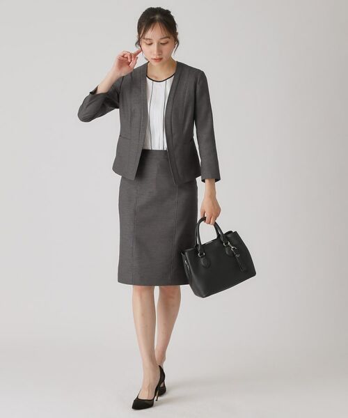 COUP DE CHANCE / クードシャンス ノーカラージャケット | 【手洗い可／日本製】ノーカラージャケット | 詳細9