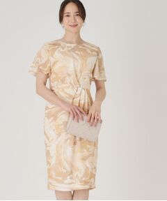 COUP DE CHANCE / クードシャンス ミニ丈・ひざ丈ワンピース | 【洗える／日本製】柄ワンピース