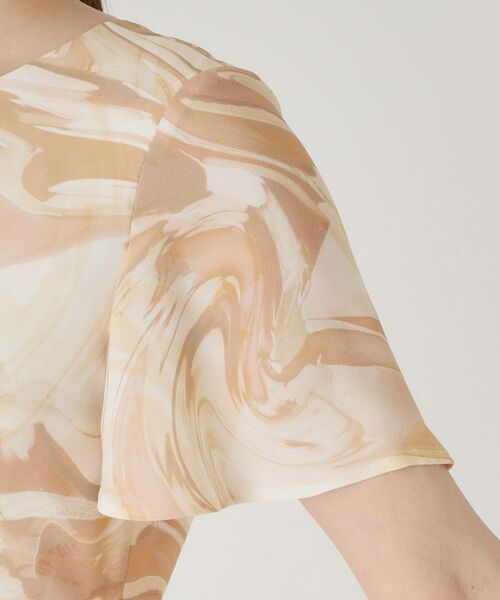 COUP DE CHANCE / クードシャンス ミニ丈・ひざ丈ワンピース | 【洗える/日本製】柄ワンピース | 詳細14