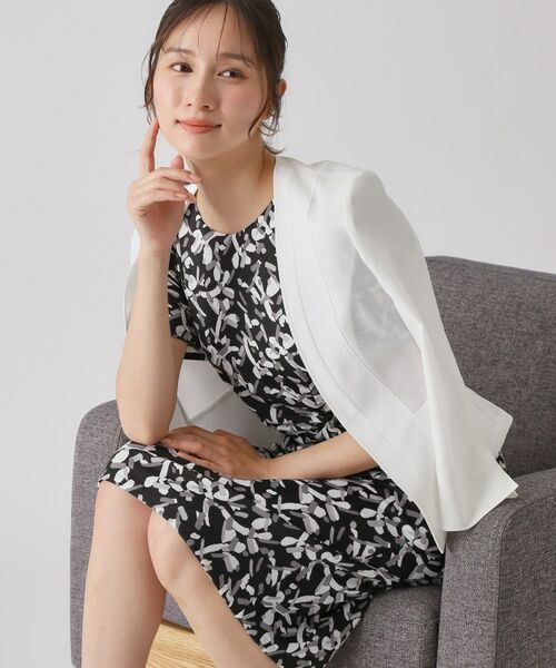 COUP DE CHANCE / クードシャンス ミニ丈・ひざ丈ワンピース | 【洗える/日本製】柄ワンピース | 詳細1