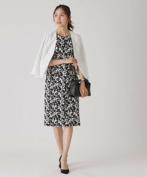 COUP DE CHANCE / クードシャンス ミニ丈・ひざ丈ワンピース | 【洗える/日本製】柄ワンピース | 詳細3