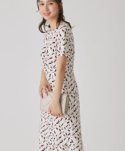 COUP DE CHANCE / クードシャンス ミニ丈・ひざ丈ワンピース | 【洗える/日本製】柄ワンピース | 詳細5