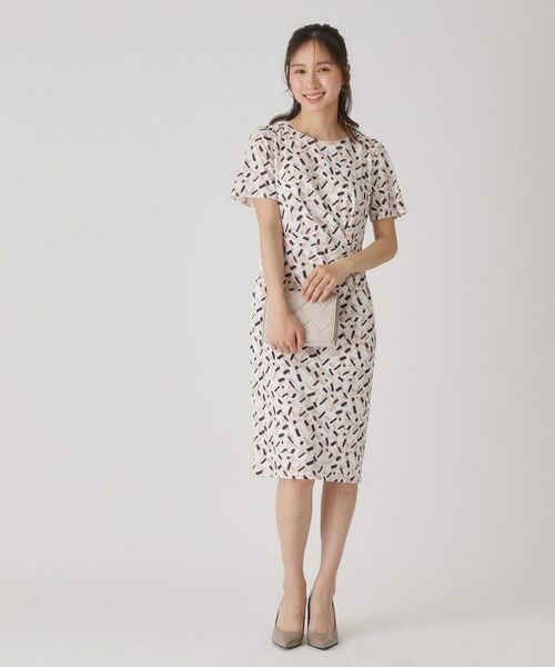 COUP DE CHANCE / クードシャンス ミニ丈・ひざ丈ワンピース | 【洗える/日本製】柄ワンピース | 詳細6