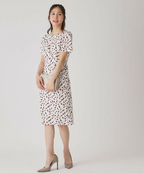 COUP DE CHANCE / クードシャンス ミニ丈・ひざ丈ワンピース | 【洗える/日本製】柄ワンピース | 詳細7