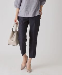 COUP DE CHANCE / クードシャンス ショート・ハーフ・半端丈パンツ | 【手洗い可／日本製】スリムテーパードパンツ