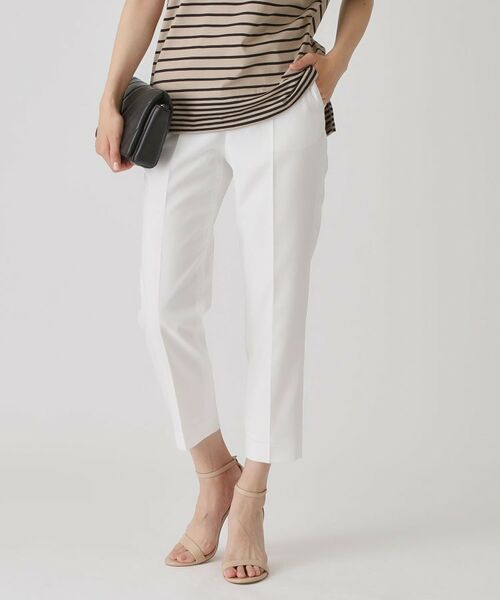 COUP DE CHANCE / クードシャンス ショート・ハーフ・半端丈パンツ | 【手洗い可／日本製】スリムテーパードパンツ | 詳細1