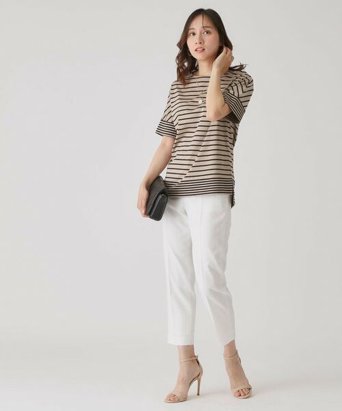 COUP DE CHANCE / クードシャンス ショート・ハーフ・半端丈パンツ | 【手洗い可／日本製】スリムテーパードパンツ | 詳細2