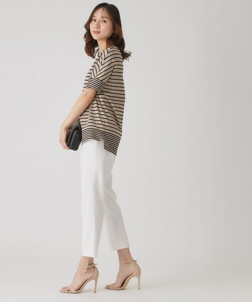 COUP DE CHANCE / クードシャンス ショート・ハーフ・半端丈パンツ | 【手洗い可／日本製】スリムテーパードパンツ | 詳細3