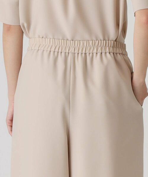 COUP DE CHANCE / クードシャンス ショート・ハーフ・半端丈パンツ | 【洗える/日本製】ウエストゴムワイドパンツ | 詳細13