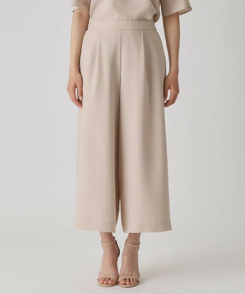 COUP DE CHANCE / クードシャンス ショート・ハーフ・半端丈パンツ | 【洗える/日本製】ウエストゴムワイドパンツ | 詳細9