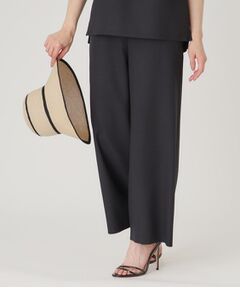 COUP DE CHANCE / クードシャンス パンツ | 【洗える／ウエストゴム】ストレートパンツ