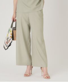 COUP DE CHANCE / クードシャンス パンツ | 【洗える／ウエストゴム】ストレートパンツ