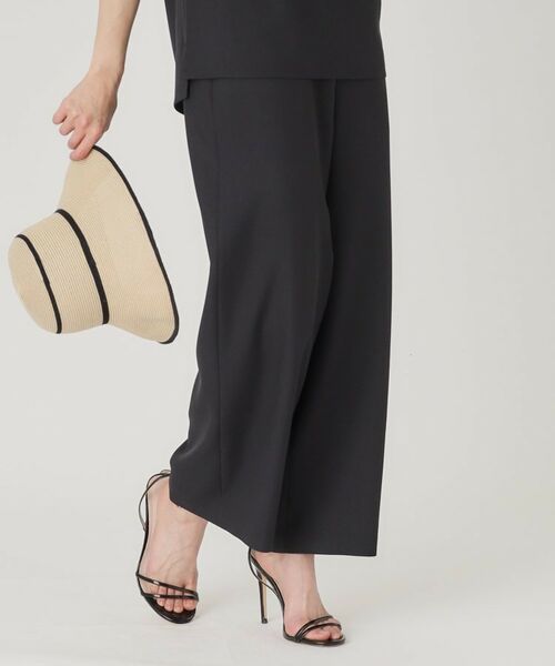 COUP DE CHANCE / クードシャンス パンツ | 【洗える／ウエストゴム】ストレートパンツ | 詳細1