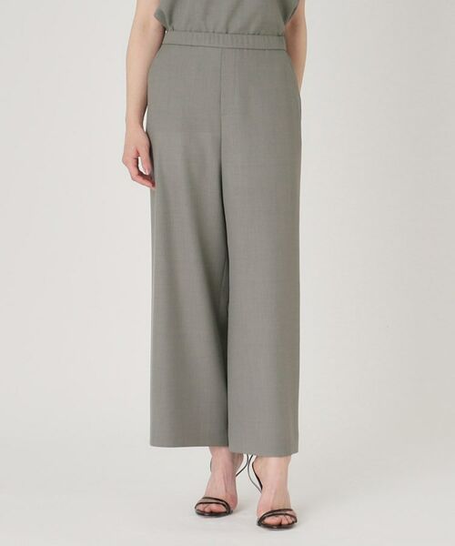 COUP DE CHANCE / クードシャンス パンツ | 【洗える／ウエストゴム】ストレートパンツ | 詳細13