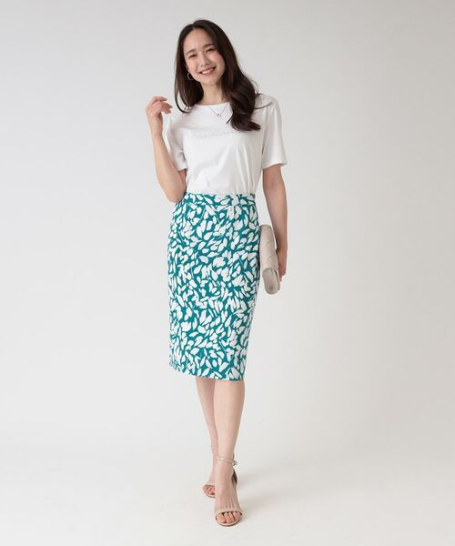 COUP DE CHANCE / クードシャンス スカート | 【洗える/日本製/ジャージ素材】タイトシルエットのスカート | 詳細10