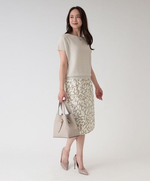 COUP DE CHANCE / クードシャンス スカート | 【洗える/日本製/ジャージ素材】タイトシルエットのスカート | 詳細7