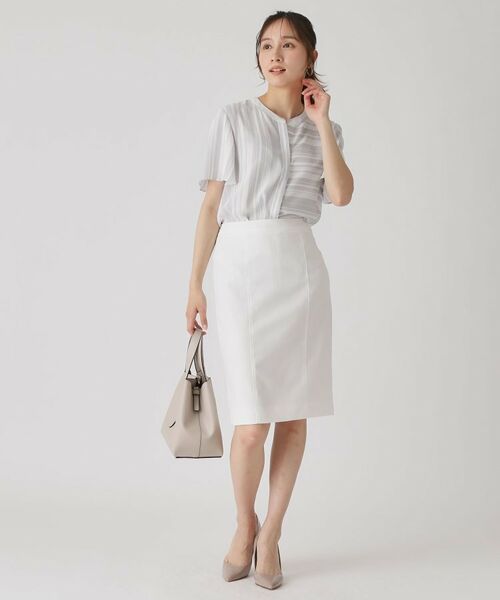 COUP DE CHANCE / クードシャンス ミニ・ひざ丈スカート | 【手洗い可/日本製】タイトスカート | 詳細2