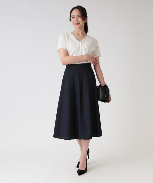 COUP DE CHANCE / クードシャンス スカート | 【洗える/日本製】フレアスカート | 詳細3