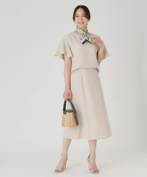 COUP DE CHANCE / クードシャンス スカート | 【洗える/ウエストゴム】フレアースカート | 詳細3