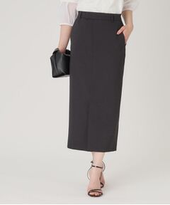 【洗える／日本製／ロング丈】ストレートシルエットのスカート