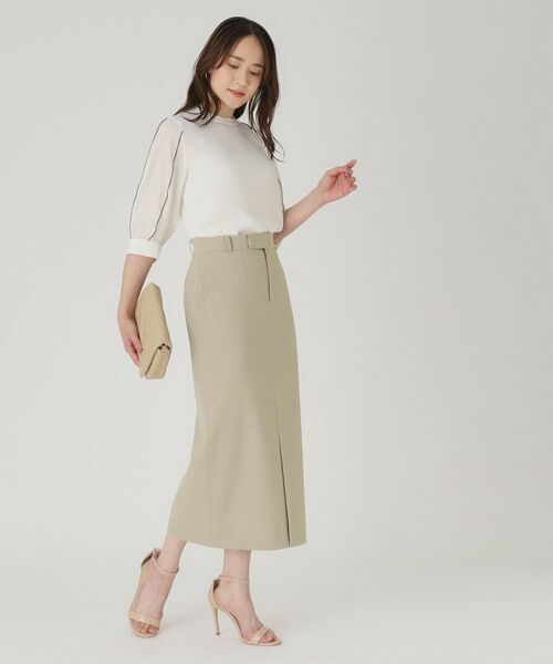 COUP DE CHANCE / クードシャンス ロング・マキシ丈スカート | 【洗える／日本製／ロング丈】ストレートシルエットのスカート | 詳細10