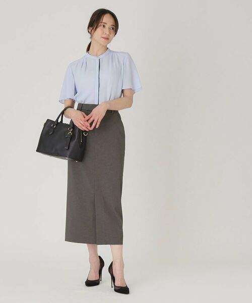 COUP DE CHANCE / クードシャンス ロング・マキシ丈スカート | 【洗える／日本製／ロング丈】ストレートシルエットのスカート | 詳細5