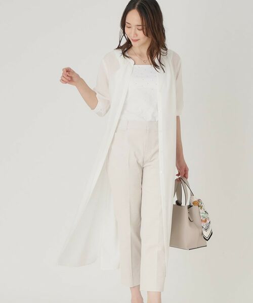 COUP DE CHANCE / クードシャンス シャツ・ブラウス | 【洗える】ロングブラウス | 詳細1