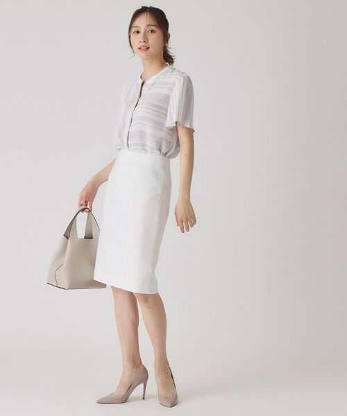 COUP DE CHANCE / クードシャンス シャツ・ブラウス | 【洗える/日本製】ストライプ×ボーダーブラウス | 詳細3