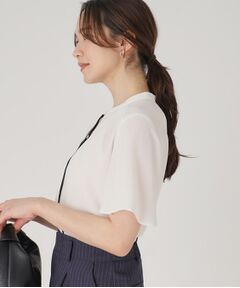 COUP DE CHANCE / クードシャンス シャツ・ブラウス | 【洗える】配色デザインのブラウス