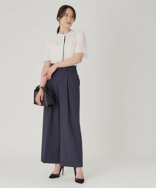 COUP DE CHANCE / クードシャンス シャツ・ブラウス | 【洗える】配色デザインのブラウス | 詳細3