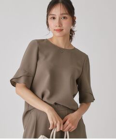 COUP DE CHANCE / クードシャンス シャツ・ブラウス | 【洗える／日本製／清涼感／セットアップ可】袖デザインブラウス