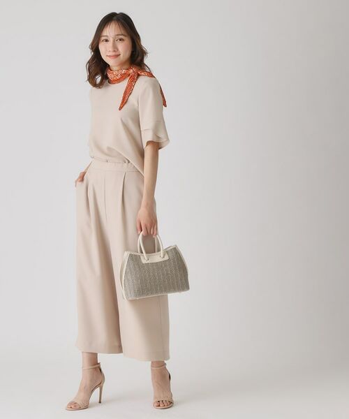 COUP DE CHANCE / クードシャンス シャツ・ブラウス | 【洗える/日本製/清涼感/セットアップ可】袖デザインブラウス | 詳細1