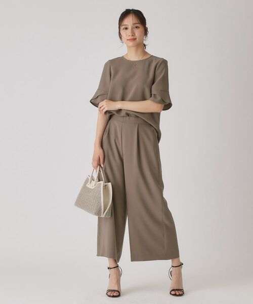 COUP DE CHANCE / クードシャンス シャツ・ブラウス | 【洗える/日本製/清涼感/セットアップ可】袖デザインブラウス | 詳細5