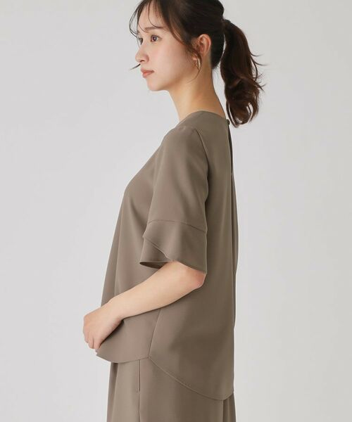 COUP DE CHANCE / クードシャンス シャツ・ブラウス | 【洗える/日本製/清涼感/セットアップ可】袖デザインブラウス | 詳細9