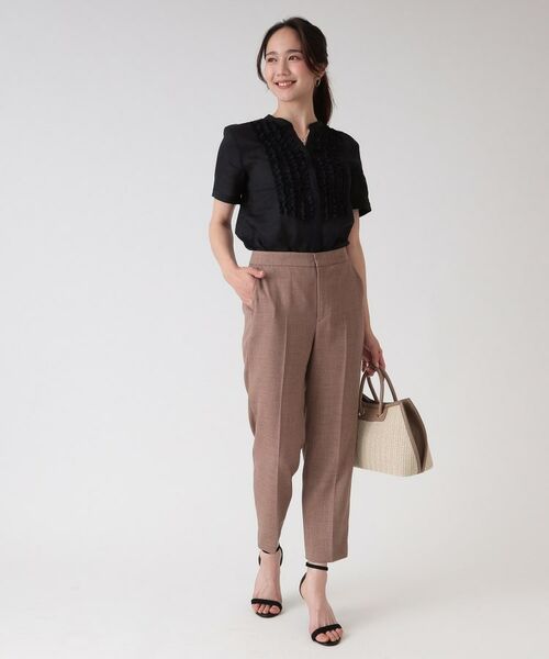 COUP DE CHANCE / クードシャンス シャツ・ブラウス | 【洗える/ラミー】フリルデザインブラウス | 詳細10