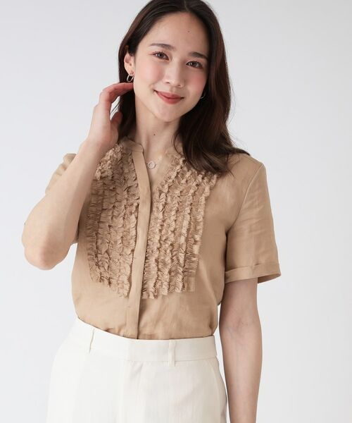 COUP DE CHANCE / クードシャンス シャツ・ブラウス | 【洗える/ラミー】フリルデザインブラウス | 詳細12