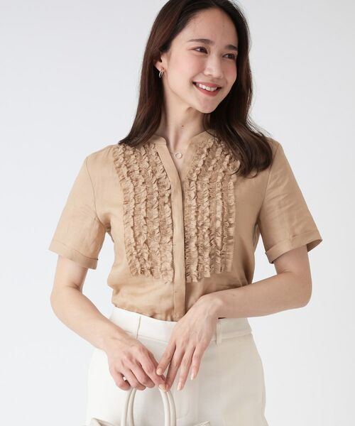 COUP DE CHANCE / クードシャンス シャツ・ブラウス | 【洗える/ラミー】フリルデザインブラウス | 詳細13