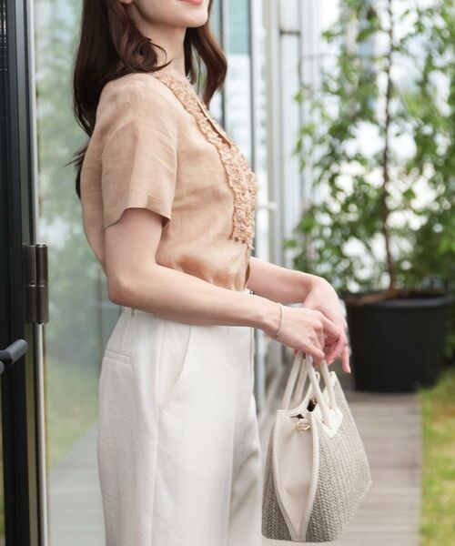 COUP DE CHANCE / クードシャンス シャツ・ブラウス | 【洗える/ラミー】フリルデザインブラウス | 詳細17