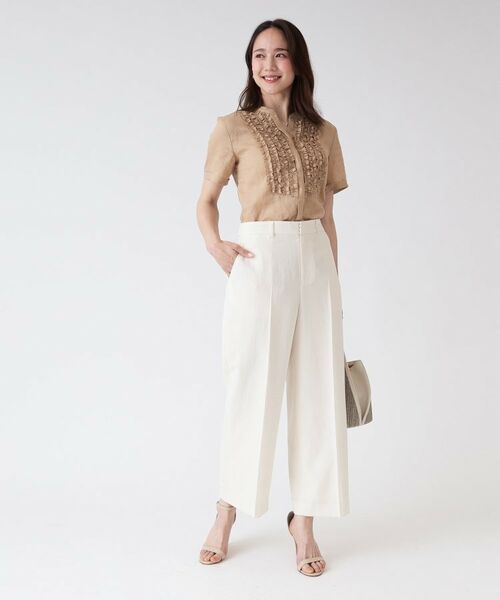 COUP DE CHANCE / クードシャンス シャツ・ブラウス | 【洗える/ラミー】フリルデザインブラウス | 詳細18