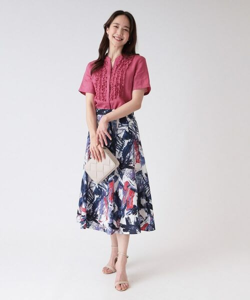 COUP DE CHANCE / クードシャンス シャツ・ブラウス | 【洗える/ラミー】フリルデザインブラウス | 詳細24