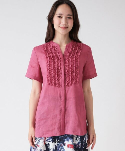 COUP DE CHANCE / クードシャンス シャツ・ブラウス | 【洗える/ラミー】フリルデザインブラウス | 詳細26