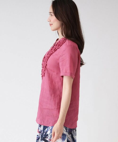 COUP DE CHANCE / クードシャンス シャツ・ブラウス | 【洗える/ラミー】フリルデザインブラウス | 詳細27