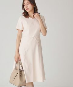 COUP DE CHANCE / クードシャンス ミニ丈・ひざ丈ワンピース | 【手洗い可／日本製】Aラインフレアワンピース