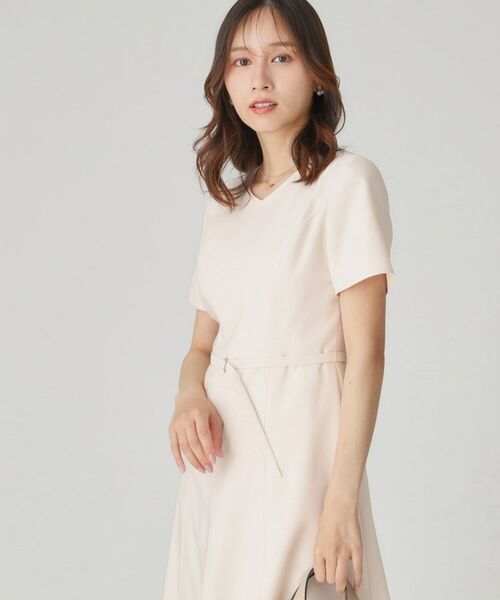 COUP DE CHANCE / クードシャンス ミニ丈・ひざ丈ワンピース | 【手洗い可／日本製】Aラインフレアワンピース | 詳細1