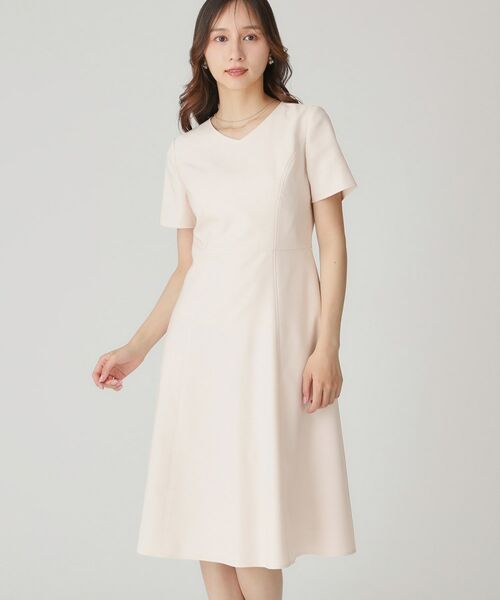 COUP DE CHANCE / クードシャンス ミニ丈・ひざ丈ワンピース | 【手洗い可／日本製】Aラインフレアワンピース | 詳細17