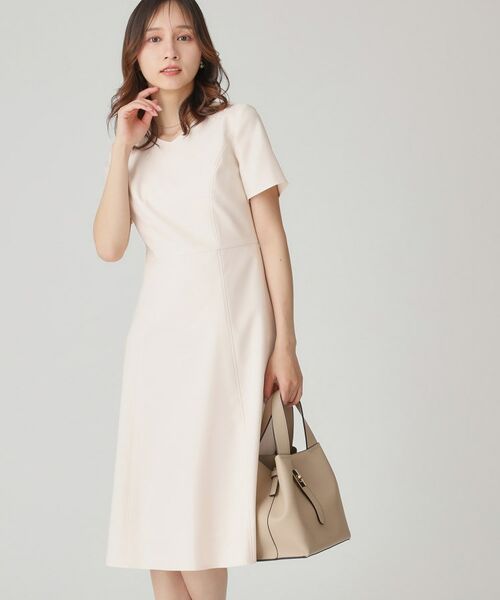 COUP DE CHANCE / クードシャンス ミニ丈・ひざ丈ワンピース | 【手洗い可／日本製】Aラインフレアワンピース | 詳細2